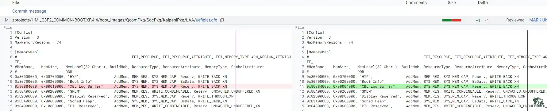 减少xbl log buffer